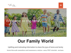'ourfamilyworld.com' screenshot