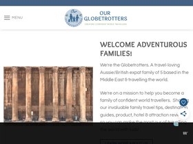 'ourglobetrotters.com' screenshot