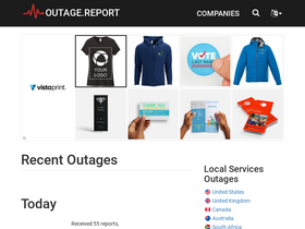 'outage.report' screenshot