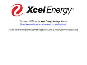 'outagemap-xcelenergy.com' screenshot