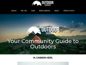 'outdoorcrunch.com' screenshot