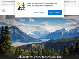 'outdoormeister.de' screenshot