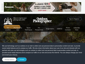'outdoorphotographer.com' screenshot