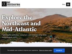 'outdoors.org' screenshot