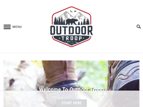 'outdoortroop.com' screenshot