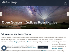 'outerbanks.org' screenshot