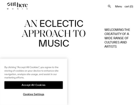'outhere-music.com' screenshot