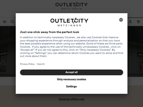 'outletcity.com' screenshot
