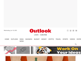 'outlookindia.com' screenshot