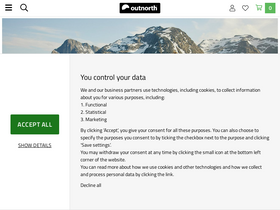 'outnorth.com' screenshot