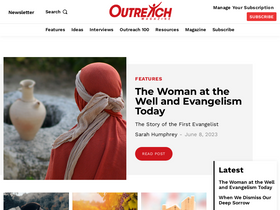 'outreachmagazine.com' screenshot