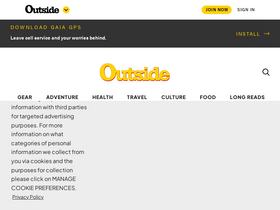 'outsideonline.com' screenshot