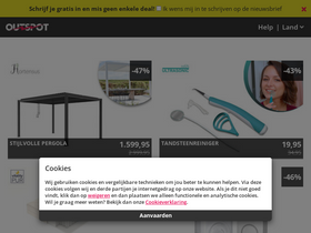 'outspot.nl' screenshot