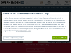 'overhemden.com' screenshot