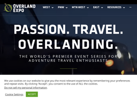 'overlandexpo.com' screenshot