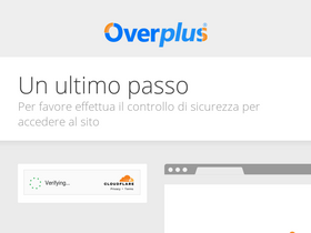 'overplus.it' screenshot