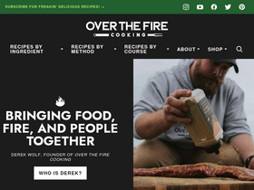 'overthefirecooking.com' screenshot