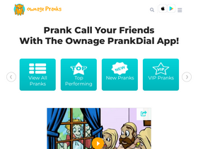 'ownagepranks.com' screenshot