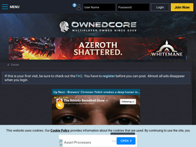 'ownedcore.com' screenshot