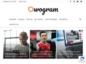 'owogram.com' screenshot
