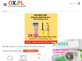 'wiadomoscizgmin.ox.pl' screenshot