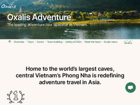 'oxalisadventure.com' screenshot