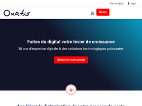 'oxatis.com' screenshot