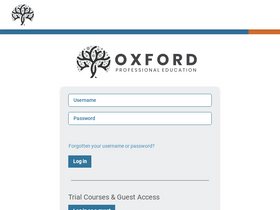 'oxcomlearning.com' screenshot