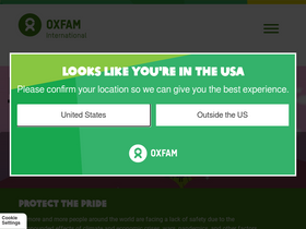 'oxfam.org' screenshot