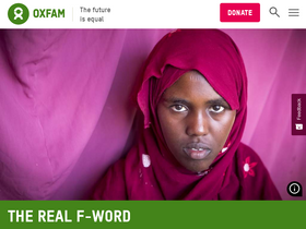 'oxfamamerica.org' screenshot