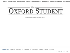 'oxfordstudent.com' screenshot