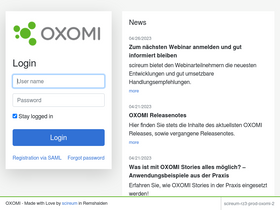 'oxomi.com' screenshot