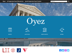 'oyez.org' screenshot