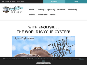 'oysterenglish.com' screenshot