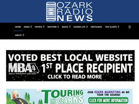 'ozarkradionews.com' screenshot