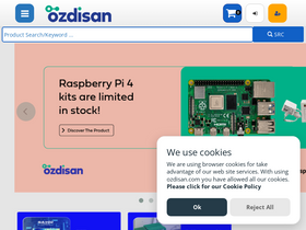 'ozdisan.com' screenshot