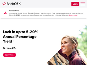 'ozk.com' screenshot