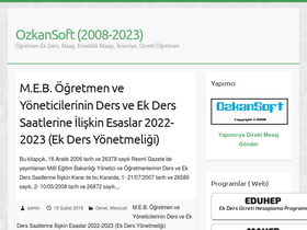 'ozkansoft.com' screenshot