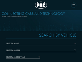 'pac-audio.com' screenshot