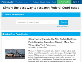 'pacermonitor.com' screenshot