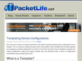 'packetlife.net' screenshot