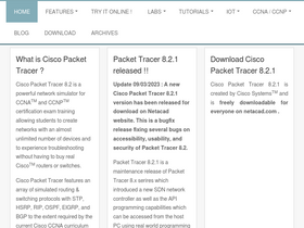 'packettracernetwork.com' screenshot