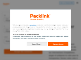 'packlink.fr' screenshot