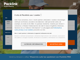 'packlink.it' screenshot