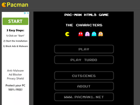 'pacman1.net' screenshot