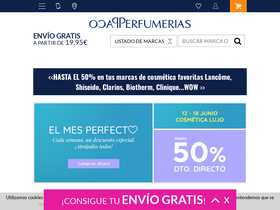'pacoperfumerias.com' screenshot