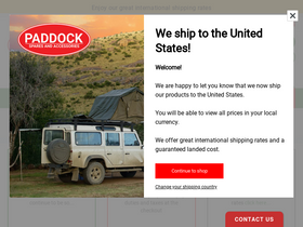 'paddockspares.com' screenshot