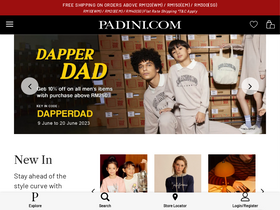 'padini.com' screenshot