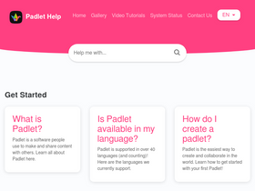 'padlet.help' screenshot