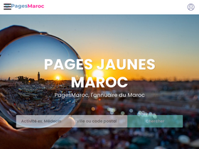 'pages-maroc.com' screenshot